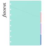Filofax Notebook Elválasztó lapok Bianco Classic Pastel A5