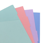 Filofax Notebook Elválasztó lapok Bianco Pocket Classic Pastel