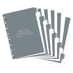 Filofax Notebook Elválasztó lapok Január - December A5 Minimal