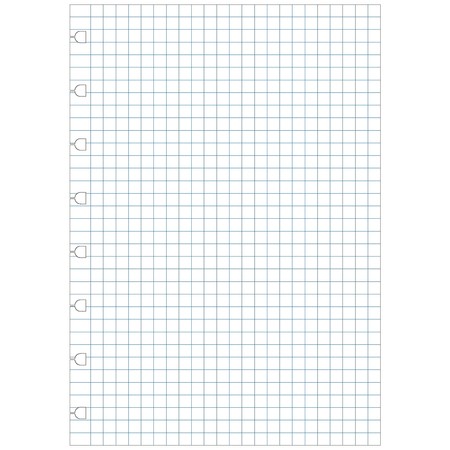 Filofax Notebook Jegyzetlap Négyzethálós A5 Fehér