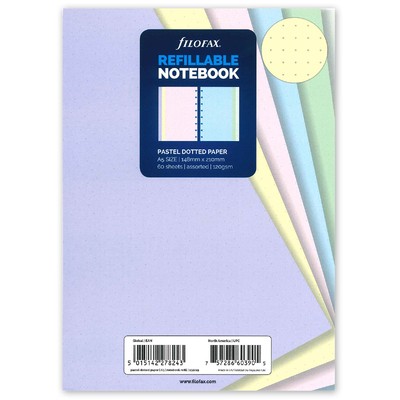 Filofax Notebook Jegyzetlapok Bullet (pont) A5 Pasztel vegyes