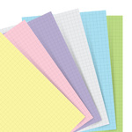Filofax Notebook Jegyzetlapok Négyzethálós A5 Pasztell vegyes