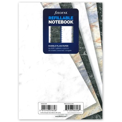 Filofax Notebook Jegyzetlapok Üres A5 Márvány