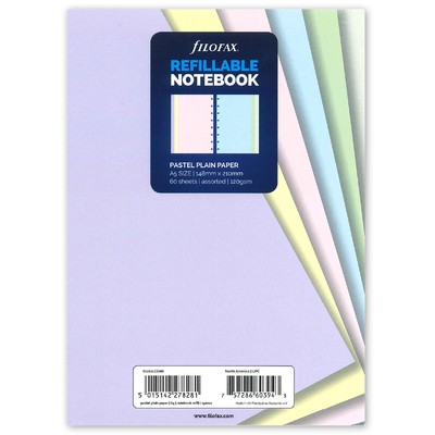 Filofax Notebook Jegyzetlapok Üres A5 Pasztel vegyes