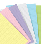 Filofax Notebook Jegyzetlapok Vonalas Pocket Pasztell vegyes