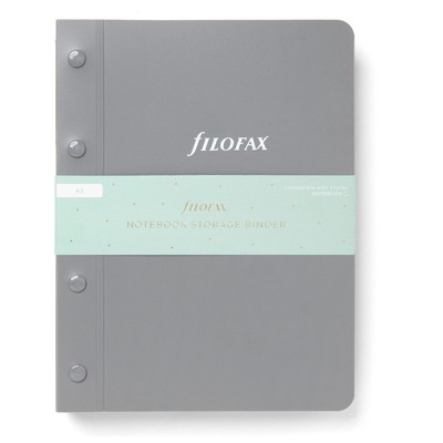Filofax Notebook Tároló iratgyűjtő A5 Szürke