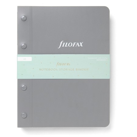 Filofax Notebook Tároló iratgyűjtő A5 Szürke