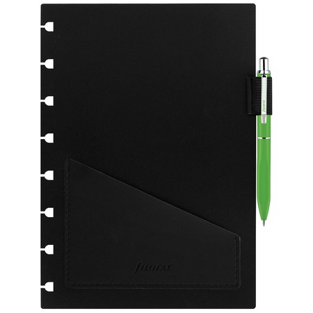 Filofax Notebook Tolltartó + toll A5 Zöld