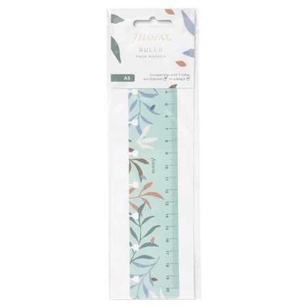 Filofax Notebook Vonalzó / oldal jelölő A5 Botanical