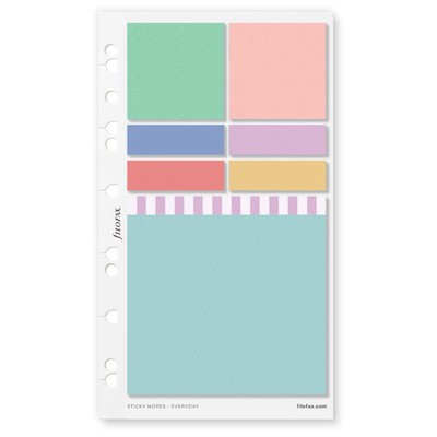 Filofax Öntapadó színes jelölő címke és jegyzet Multifit (Personal, A5, A4) Everyday