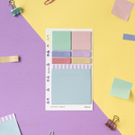 Filofax Öntapadó színes jelölő címke és jegyzet Multifit (Personal, A5, A4) Everyday