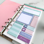 Filofax Öntapadó színes jelölő címke és jegyzet Multifit (Personal, A5, A4) Expressions