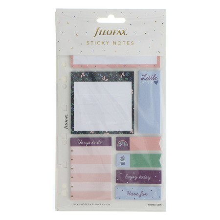 Filofax Öntapadó színes jelölő címke és jegyzet Multifit (Personal, A5, A4) Garden