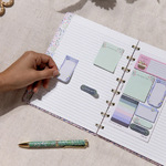 Filofax Öntapadó színes jelölő címke és jegyzet Multifit (Personal, A5, A4) Meadow