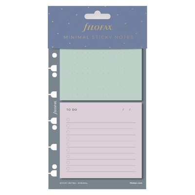 Filofax Öntapadó színes jelölő címke és jegyzet Multifit (Personal, A5, A4) Minimal