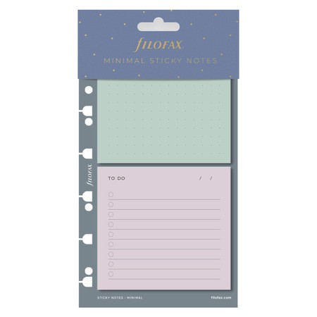 Filofax Öntapadó színes jelölő címke és jegyzet Multifit (Personal, A5, A4) Minimal