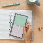 Filofax Öntapadó színes jelölő címke és jegyzet Multifit (Personal, A5, A4) Minimal