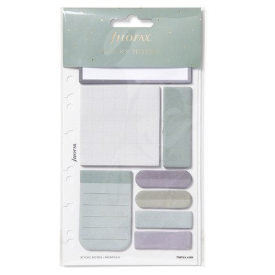 Filofax Öntapadó színes jelölő címke és jegyzet Multifit (Personal, A5, A4) Norfolk