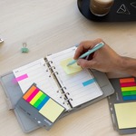 Filofax Öntapadó színes jelölő címke és jegyzet nagy méret Multifit Vegyes színű