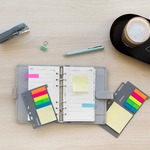 Filofax Öntapadó színes jelölő címke és jegyzet nagy méret Multifit Vegyes színű