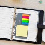 Filofax Öntapadó színes jelölő címke és jegyzet nagy méret Multifit Vegyes színű