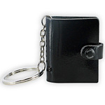 Filofax Original Kulcstartó Lakkbőr Fekete
