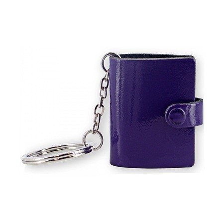 Filofax Original Kulcstartó Lakkbőr Lila