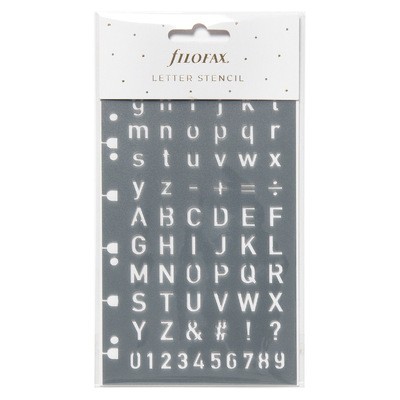 Filofax Stencil Multifit betűk