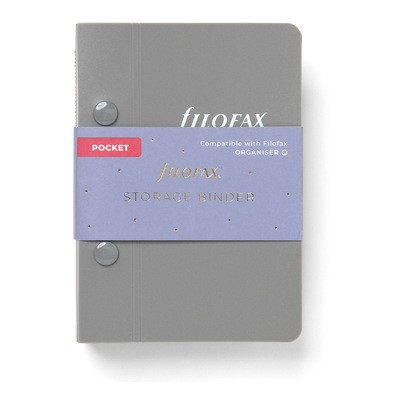 Filofax Tároló iratgyűjtő Pocket Szürke