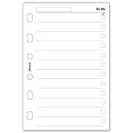 Filofax Tennivalók lista Pocket Fehér