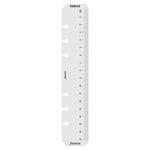 Filofax Vonalzó / nap jelölő Personal Átlátszó