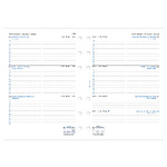 Filofaxhoz Naptárbetét Heti 1 hét / 2 oldal Magyar (H-GB-D) A5 2026 Fehér