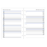 Filofaxhoz Naptárbetét Heti 1 hét / 2 oldal Magyar (H-GB-D) A5 2026 Fehér