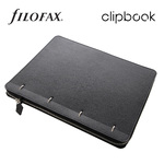 Filofax Clipbook Classic A4 Zip Fekete