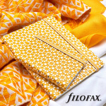 Filofax Notebook Impressions A5 Sárga-fehér