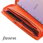 Filofax Saffiano Personal Compact Zip Narancs