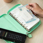 Filofax Boríték Zipzáras Personal Átlátszó