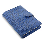 Filofax Classic Croc Personal Compact Indigo