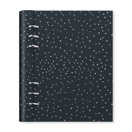 Filofax Clipbook Confetti A5 Fekete