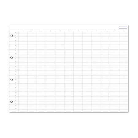 Filofax Clipbook Naptárbetét dátum nélküli Éves A4