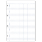 Filofax Clipbook Naptárbetét dátum nélküli Éves A4