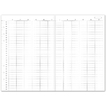 Filofax Clipbook Naptárbetét dátum nélküli Éves A5