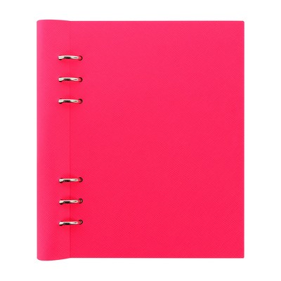 Filofax Clipbook Saffiano Fluoro A5 Pink