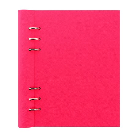 Filofax Clipbook Saffiano Fluoro A5 Pink