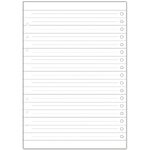 Filofax Clipbook Tennivalók lista csekklista A5