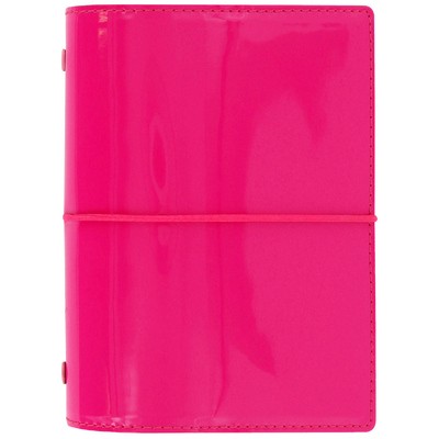 Filofax Domino Lakk Pocket Pink