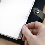 Filofax Elválasztó lapok Bianco 6 regiszter A4 Fehér Filofax Elválasztó lapok Bianco 6 regiszter A4 Fehér