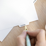 Filofax Elválasztó lapok Bianco 6 regiszter A4 Fehér Filofax Elválasztó lapok Bianco 6 regiszter A4 Fehér