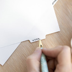 Filofax Elválasztó lapok Bianco 6 regiszter Personal Fehér Filofax Elválasztó lapok Bianco 6 regiszter Personal Fehér