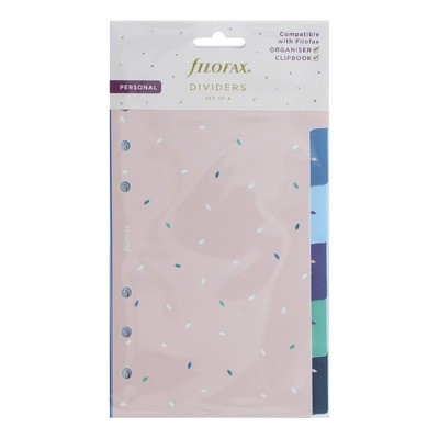 Filofax Elválasztó lapok Bianco 6 regiszter Personal Garden